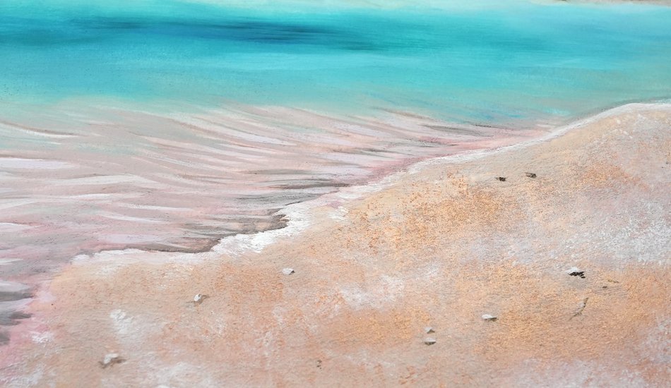 peindre le sable