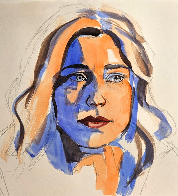 gouache holbein aquarelle